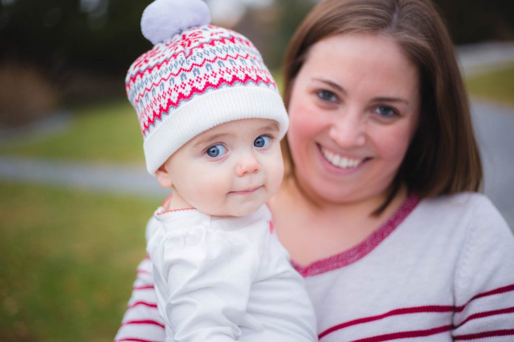 Cute toddler looking at the camera.